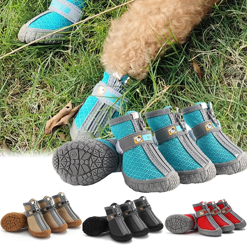 🐾 Chaussures Antidérapantes pour Chiens – Protection, Confort & Chaleur en Toute Saison ! 🐶