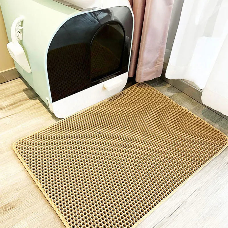 Tapis de litière pour chat innovant et pratique