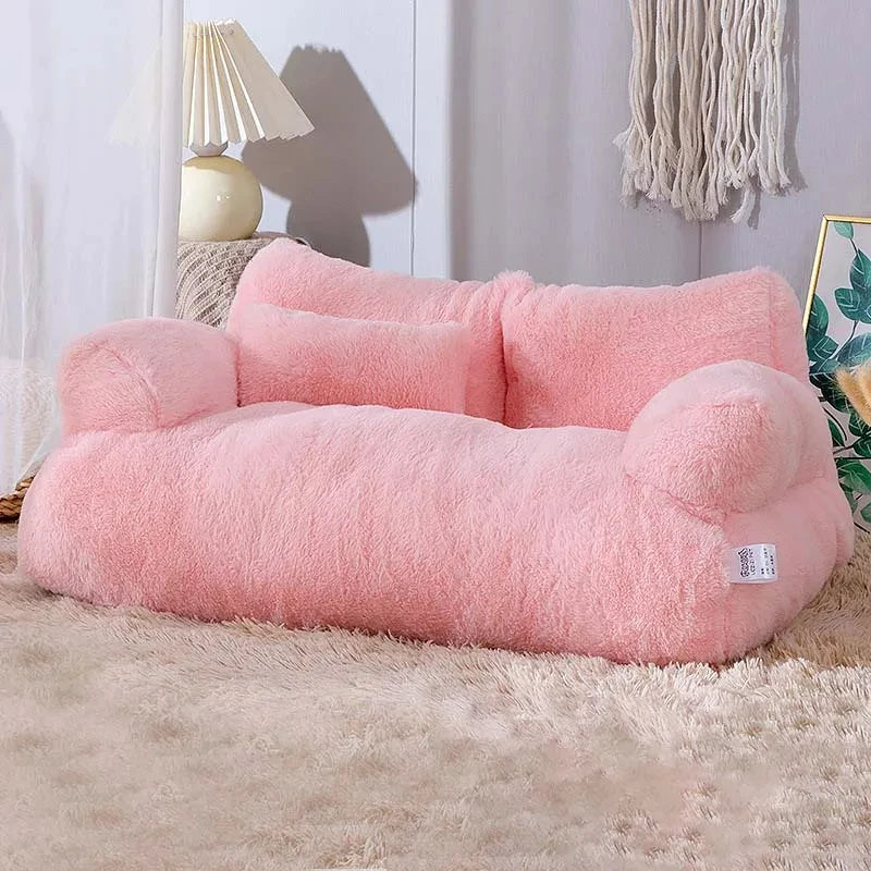 Canapé-lit en peluche pour chats - Douillet et élégant